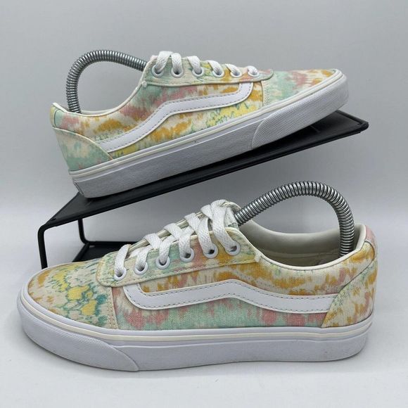 Vans Shoes - Vans Off The Wall Ward Womens Shoes Lace Up Sneakers Water Color Size 7.5